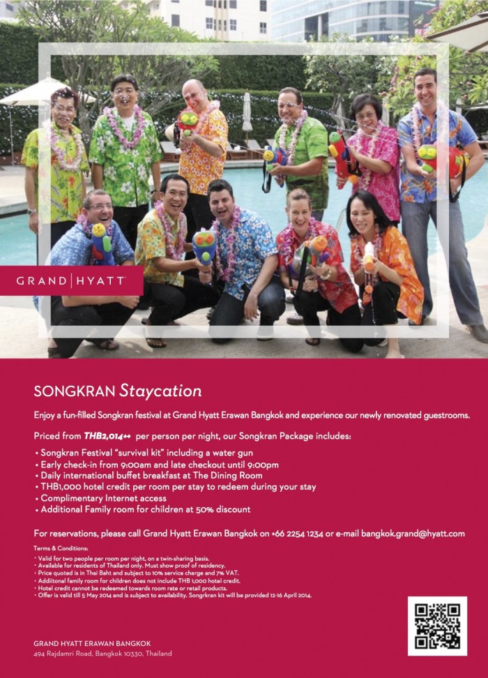 Sonngkran Package 2014_for residents of Thailand